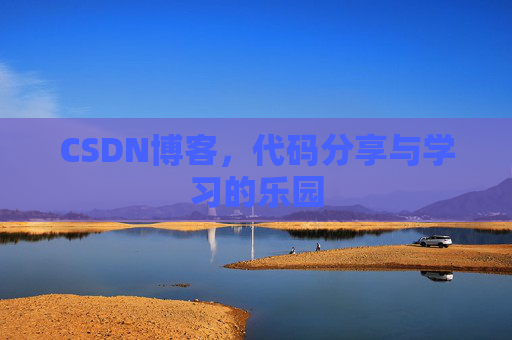 CSDN博客,代码分享与学习的乐园